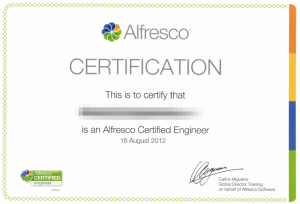 Alfresco Certified Engineer