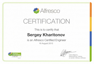 Alfresco Certified Engineer